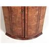 Image 3 : A GEORGE III INLAID BURLWOOD HANGING CORNER CUPBOARD