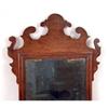 Image 2 : A CHIPPENDALE MAHOGANY LOOKING GLASS
