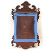 Image 4 : A CHIPPENDALE MAHOGANY LOOKING GLASS