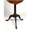 Image 3 : AN ENGLISH WALNUT TILT-TOP BIRDCAGE TEA TABLE