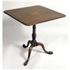 Image 3 : A KITTINGER GEORGE III-STYLE CARVED MAHOGANY TEA TABLE