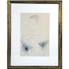 Image 1 : A FRAMED DRAWING ON PAPER