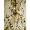 Image 3 : A LOUIS XV STYLE GILT BRONZE AND ROCK CRYSTAL MOUNTED TWELVE LIGHT CHANDELIER