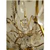 Image 4 : A LOUIS XV STYLE GILT BRONZE AND ROCK CRYSTAL MOUNTED TWELVE LIGHT CHANDELIER