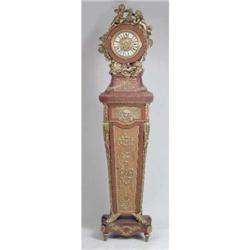 A LOUIS XVI-STYLE ORMOLU-MOUNTED MAHOGANY TALL CASE CLOCK