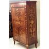 Image 6 : A NEOCLASSICAL STRING-INLAID MARQUETRY MAHOGANY SECRETAIRE A`ABATTANT