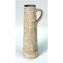 A WESTERWALD STONEWARE LARGE TANKARD