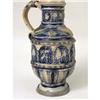 Image 5 : A WESTERWALD PEWTER-MOUNTED COBALT-DECORATED STONEWARE JUG
