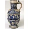 Image 7 : A WESTERWALD PEWTER-MOUNTED COBALT-DECORATED STONEWARE JUG