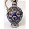 Image 4 : A WESTERWALD PEWTER-MOUNTED COBALT-DECORATED STONEWARE JUG