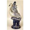 Image 9 : A PAIR OF BLUE AND WHITE PORCELAIN FIGURAL GARNITURES