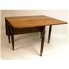 Image 3 : A FEDERAL MAHOGANY SIX-LEG DROP-LEAF DINING TABLE