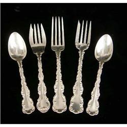 A GROUP OF GORHAM STERLING SILVER "LOUIS XV" PATTERN FLATWARE