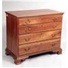 Image 1 : A FEDERAL FIGURED CHERRYWOOD CHEST OF DRAWERS