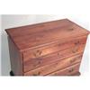 Image 4 : A FEDERAL FIGURED CHERRYWOOD CHEST OF DRAWERS