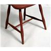 Image 4 : A PAIR OF RED-PAINTED STEP-BACK WINDSOR-STYLE SIDE CHAIRS