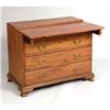 Image 3 : A FEDERAL FIGURED CHERRYWOOD WRITING CHEST