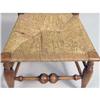 Image 4 : A QUEEN ANNE TURNED MAPLE YELLOW-PAINTED RUSH SEAT SIDE CHAIR
