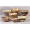 Image 1 : AN ASSORTED GROUP OF YELLOWWARE BOWLS