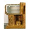 Image 3 : AN ART DECO BOOKMATCHED BURL WALNUT SIDEBOARD CABINET