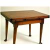 Image 2 : A QUEEN ANNE STYLE MAHOGANIZED DIMINUTIVE DRAW-LEAF TABLE