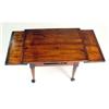 Image 5 : A QUEEN ANNE STYLE MAHOGANIZED DIMINUTIVE DRAW-LEAF TABLE