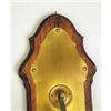 Image 4 : A PAIR OF BRASS AND WOOD WALL SCONCES