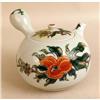 Image 1 : A FLORAL-DECORATED CERAMIC TEAPOT