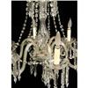Image 3 : A GEORGE III-STYLE COLORLESS GLASS SIX-LIGHT CHANDELIER