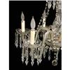 Image 4 : A GEORGE III-STYLE COLORLESS GLASS SIX-LIGHT CHANDELIER