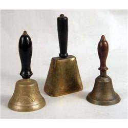 THREE SMALL HAND BELLS