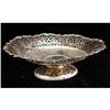 Image 1 : A HOWARD & CO. STERLING SILVER PEDESTAL FOOTED OVAL CENTERPIECE BOWL