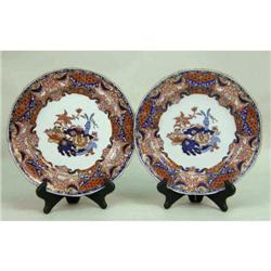 A PAIR OF COPELAND SPODE PLATES