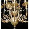 Image 4 : A BAROQUE STYLE BRASS MULTI ARMED TIERED CHANDELIER