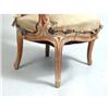 Image 3 : A LOUIS XV-STYLE CARVED BEECHWOOD FAUTEUIL