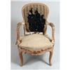 Image 4 : A LOUIS XV-STYLE CARVED BEECHWOOD FAUTEUIL