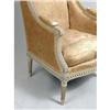 Image 3 : A LOUIS XVI-STYLE WHITE-PAINTED BERGERE