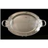 Image 1 : A WILCOX "LADY MARY" PATTERN SILVER PLATED DOUBLE HANDLED SHAPED OVAL TRAY