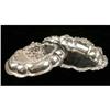 Image 3 : A PAIR OF HIGHLY ORNATE SHEFFIELD SHAPED OVAL COVERED VEGETABLE DISHES