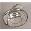Image 2 : A SILVER ON COPPER HANDLED FOOTED CIRCULAR CAKE BASKET