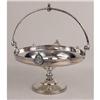 Image 1 : A REED & BARTON SILVER PLATED MEDALLION PLAQUE DECORATED HANDLED CAKE BASKET