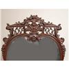 Image 2 : A ROCOCO STYLE CARVED MAHOGANY LOOKING GLASS