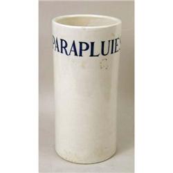 A CERAMIC UMBRELLA STAND