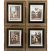 Image 1 : A MISCELLANEOUS GROUP OF FOUR FRAMED DECORATIVE PRINTS