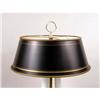 Image 3 : A BRASS AND BLACK ENAMEL RAILROAD STYLE TABLE LAMP