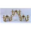 Image 1 : THREE REGENCE STYLE TWO-LIGHT SCONCES