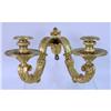 Image 2 : THREE REGENCE STYLE TWO-LIGHT SCONCES