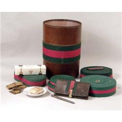 AN ASSORTED GROUP OF GUCCI ARTICLES