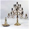 Image 1 : A BRASS MULTI-TIER CANDLEABRA