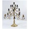 Image 2 : A BRASS MULTI-TIER CANDLEABRA